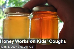 Honey Works on Kids' Coughs