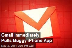 Gmail Immediately Pulls Buggy iPhone App