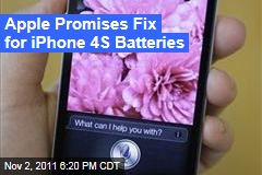 Apple Acknowledges Problem With Some iPhone 4s Batteries, Promises Fix