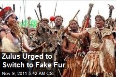 Zulus Urged to Switch to Fake Fur
