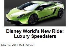 Disney World&#39;s New Ride: Luxury Speedsters