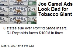 Joe Camel Ads Look Bad for Tobacco Giant
