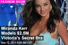 PHOTOS: Miranda Kerr Models $2.5M Victoria's Secret Bra at Fashion Show