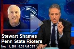 VIDEO: Jon Stewart Shames Penn State Rioters on the Daily Show