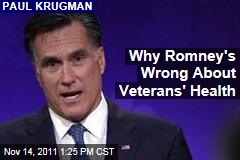 Paul Krugman: Why Mitt Romney's Wrong About Vouchers for Veterans