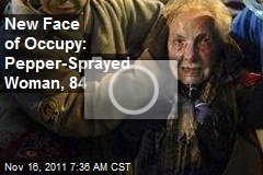 New Face of Occupy: Pepper-Sprayed Woman, 84