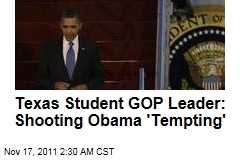 University of Texas Austin GOP Leader Lauren Pierce: Shooting Obama 'Tempting'