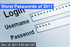 Worst Passwords of 2011
