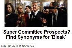 Super Committee Prospects? Find Synonyms for &#39;Bleak&#39;