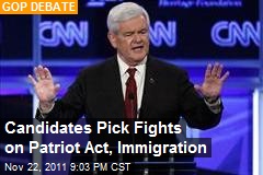 Gingrich in Spotlight as Republicans Square Off