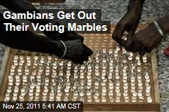 Gambians Vote With Marbles, With Incumbent President Yahya Jammeh Expected to Win