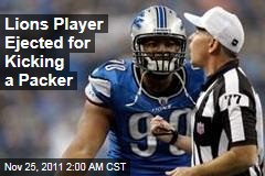 Detroit Lions' Ndamukong Suh Booted for Stomping Packer