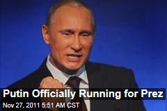 Vladimir Putin Nominated to Run for Russian President