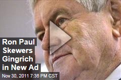 Ron Paul Skewers Newt Gingrich in New Ad Called 'Serial Hypocrisy'