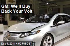 General Motors CEO Dan Akerson Says GM Will Buy Back Chevy Volts if Owners Are Worried About Fires