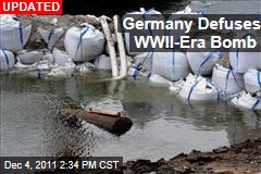 Germany Defusing WWII-Era Bomb
