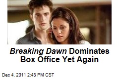 'Twilight: Breaking Dawn' No. 1 at Box Office for Third Straight Weekend
