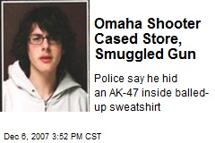 Omaha Shooter Cased Store, Smuggled Gun