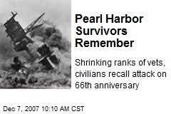 Pearl Harbor Survivors Remember