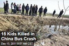 15 Children Killed in School Bus Accident in China's Jiangsu Province