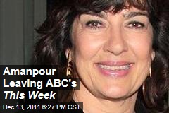Christiane Amanpour Will Leave ABC's This Week as George Stephanopoulos Returns