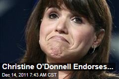 Christine O'Donnell Endorses Mitt Romney