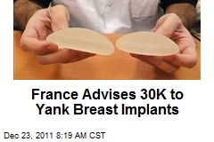 France Advises Yanking Suspect Breast Implants