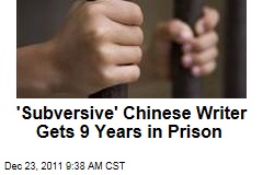 'Subversive' Chinese Writer Chen Wei Gets 9 Years in Prison