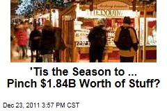 'Tis the Season to ...Shoplift $1.84B of Stuff?