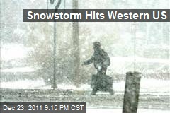 Snowstorm Hits Western US