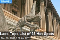 Laos Tops List of 53 Hot Spots