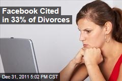 Facebook Cited in 33% of Divorces: Law Firm