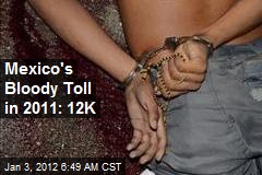 Mexico&#39;s Bloody Toll in 2011: 12K