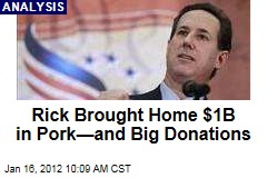 Rick Santorum Earmarks: Former Senator Was Prolific at Securing Earmarks, Campaign Cash Followed