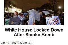 White House Locked Down After Smoke Bomb