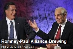 Romney-Paul Alliance Brewing