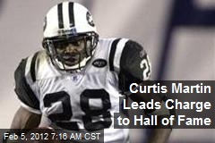 Curtis Martin Leads Charge to Hall of Fame