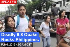 6.8 Quake Rocks Philippines