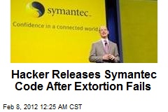 Hacker Releases Symantec Code After Extortion Fails