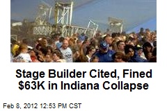 Stage Builder Cited, Fined $63K in Indiana Collapse