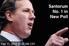 Santorum No. 1 in New Poll