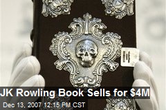 JK Rowling Book Sells for $4M
