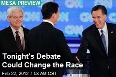 Tonight&#39;s Debate Could Change the Race