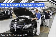 VW Reports Record Profit