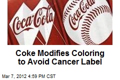 Coke Modifies Coloring to Avoid Cancer Label