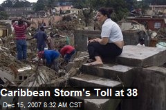 Caribbean Storm's Toll at 38
