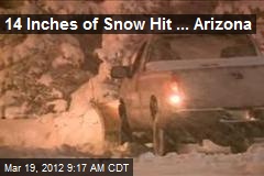 14 Inches of Snow Hit ... Arizona