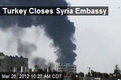 Turkey Closes Syria Embassy