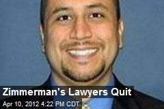 Zimmerman&#39;s Lawyers Quit