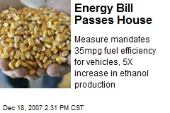 Energy Bill Passes House